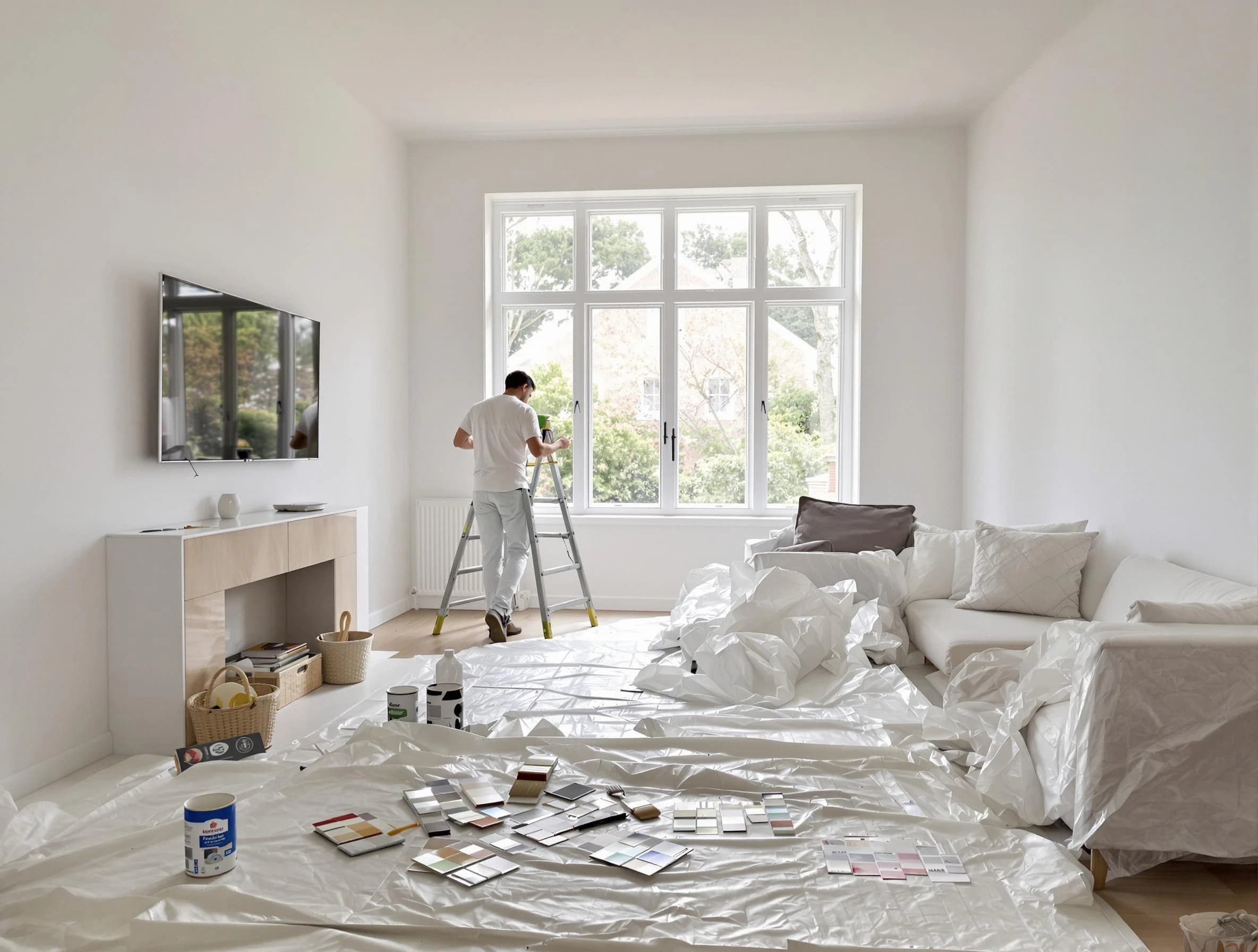 Citrus Park House Painters professional applying interior paint in Citrus Park, AZ